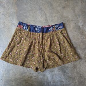 🎈 Sale! 2 For $15 Anthropologie Corey Lynn Calter Floral Shorts 6 As Is